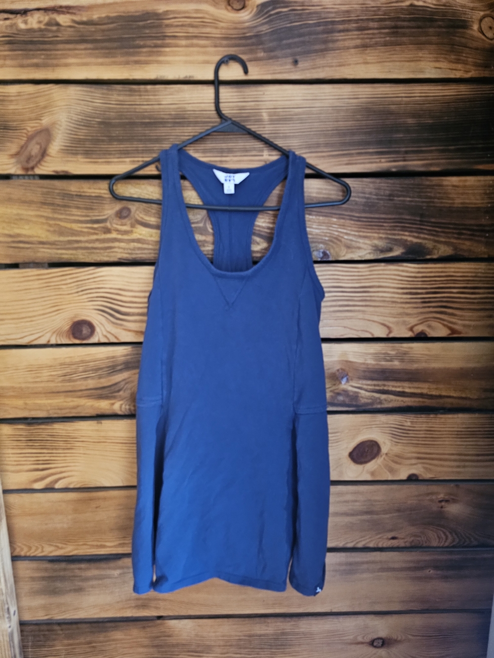 JoyLab Navy Racerback Tank Dress With Shorts